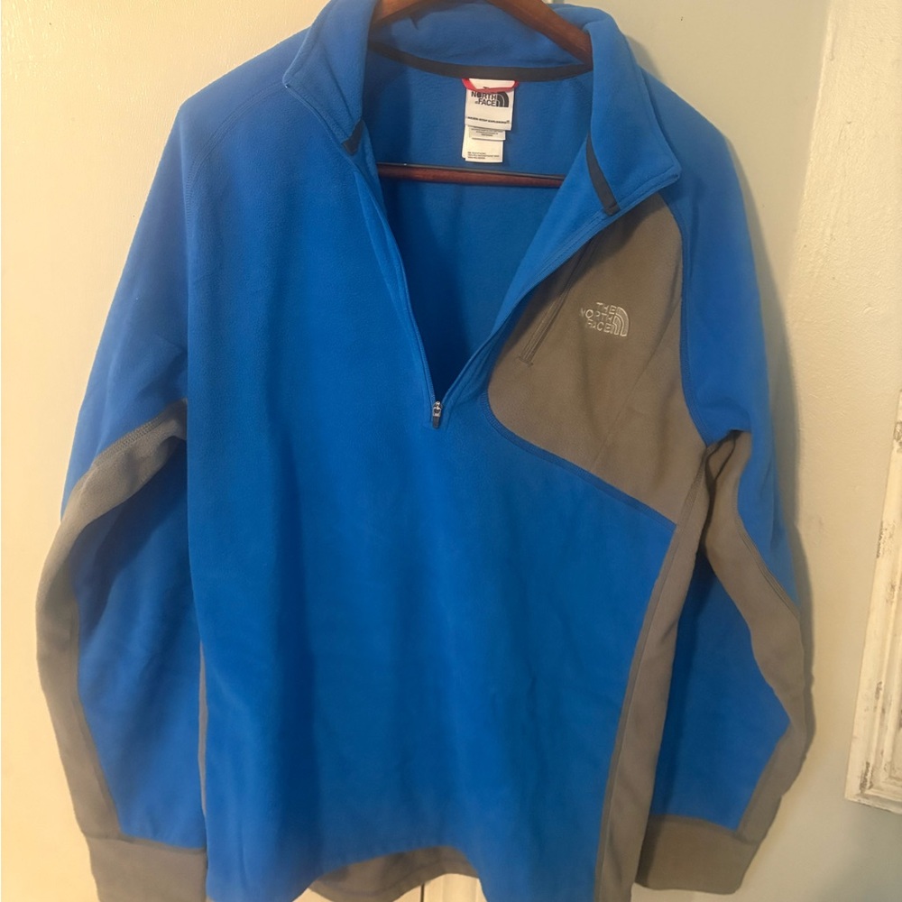 The North Face Blue and Gray Fleece
